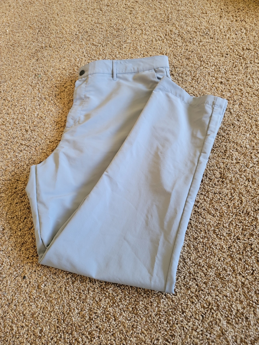 Banana Republic Men's Athletic Slim Performance Pant Grey 40x32